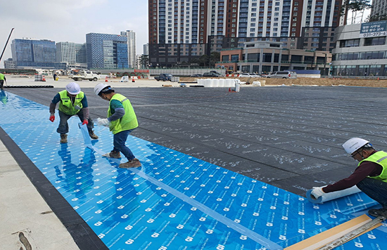 PET방근시트 시공